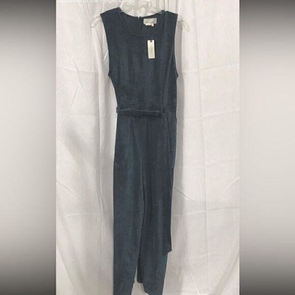 Anthropologie faux suede jumpsuit NWT - Picture 4 of 9